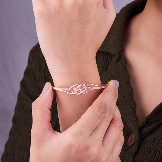 Crystal Geometric Design Brecelet