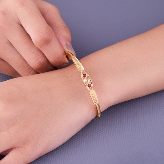 Ruby and Daimond Accents Traditional Design