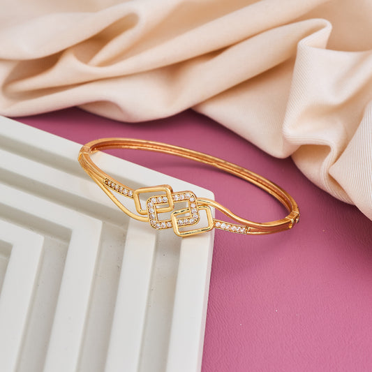 Crystal Geometric Design Brecelet