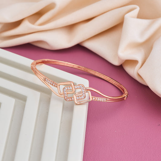 Crystal Geometric Design Brecelet